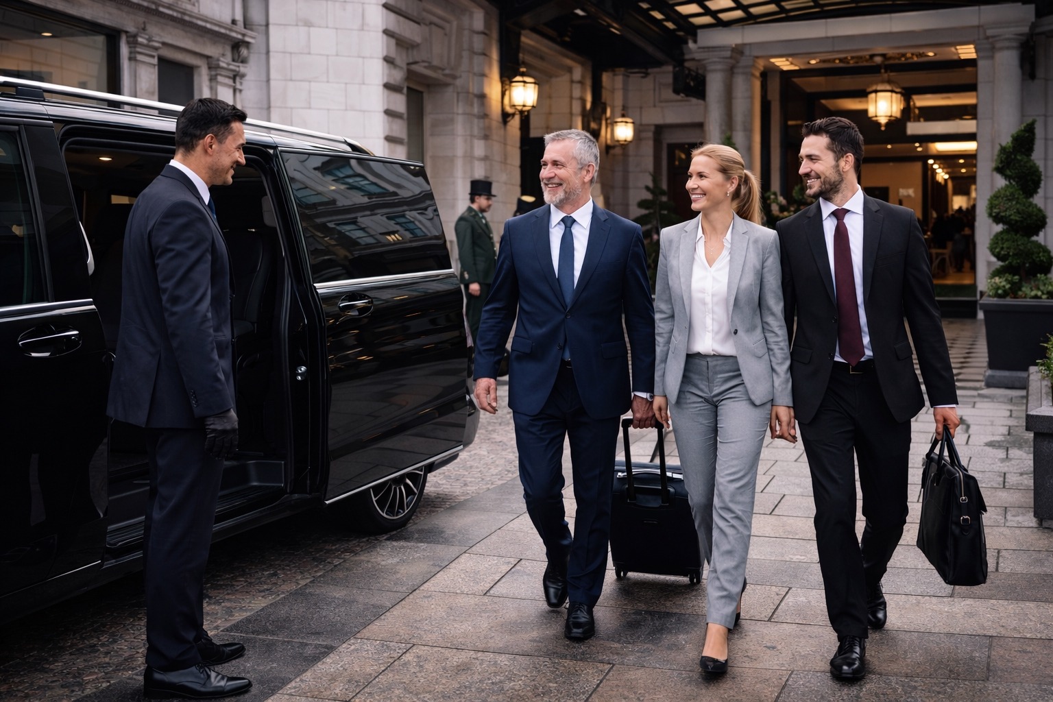 Heathrow group transportation with Mercedes V-Class