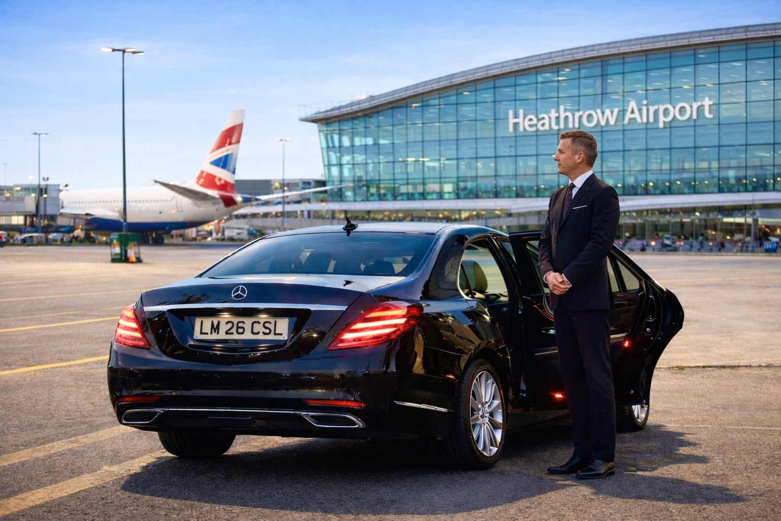 Car Service Heathrow to London S Class Mercedes