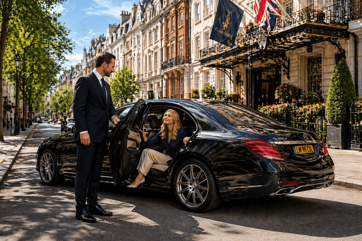 Heathrow to The Goring London Chauffeur Service - Mercedes S-Class