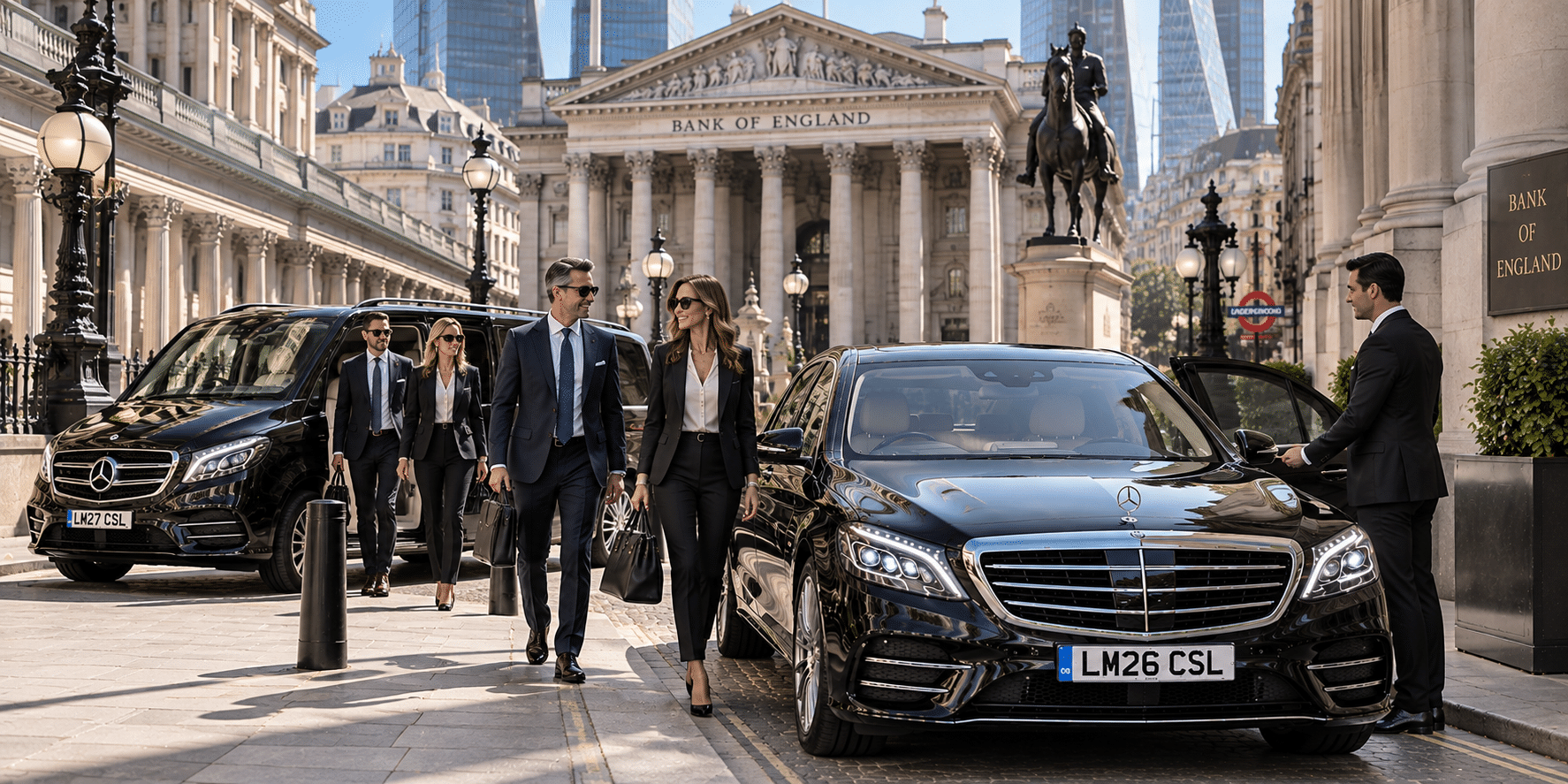 Financial Roadshow Chauffeur London - Chauffeur Driven S Class Mercedes - Car Service London UK