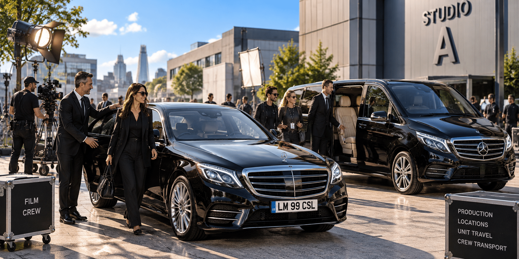 Transportation for Early Calls and Late Finishes - Film, Television, Commercial and Media Transportation film-production-crew-London