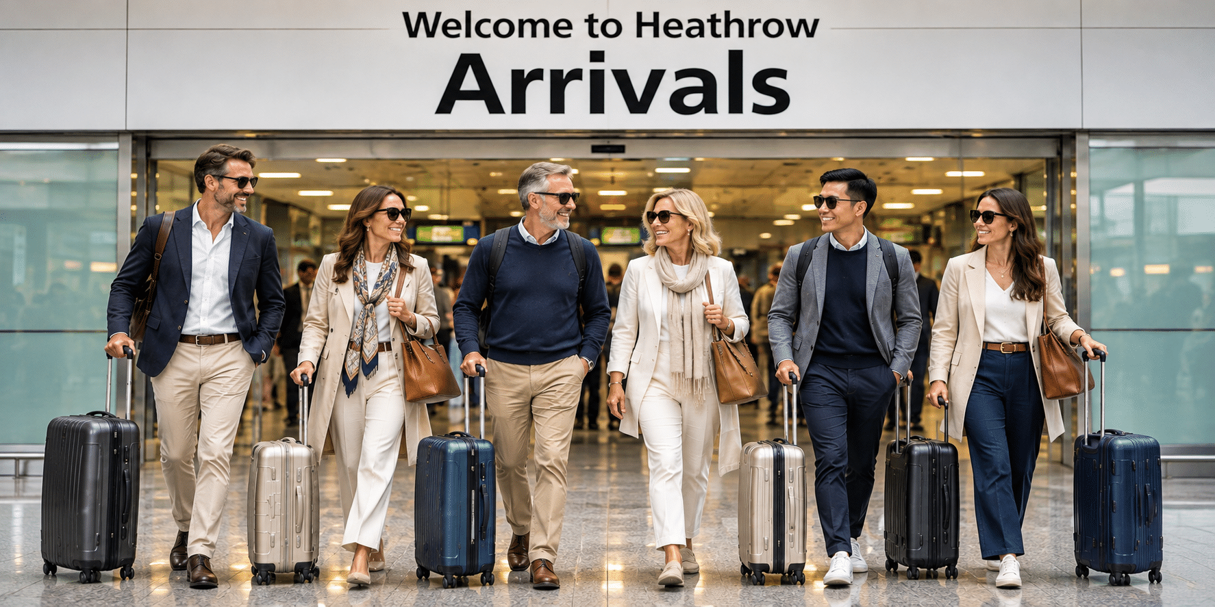 Smart Group Arriving at Heathrow - CAR SERVICE LONDON - ENGLAND